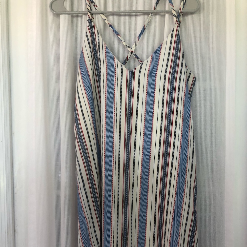 Xhilaration red, white & blue stripped dress!!